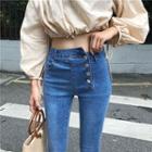 High-waist Slim Fit Jeans
