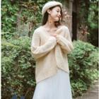 Open-front Cardigan As Shown In Figure - One Size