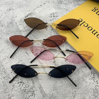 Slim Rimless Sunglasses