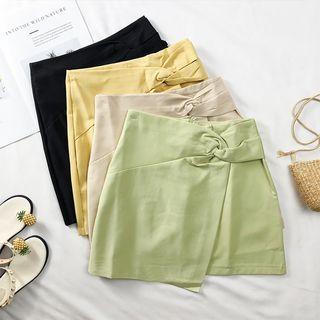Twisted Mini Skirt