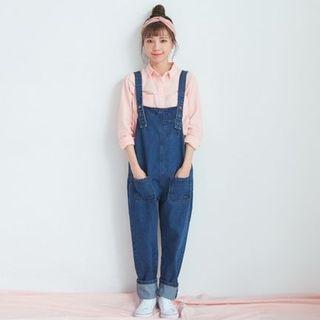 Tapered Suspender Jeans
