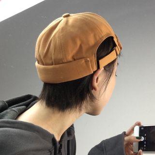 Plain Brimless Hat As Figure - One Size