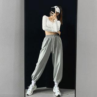 Drawcord Loose-fit Sweatpants