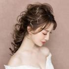 Wedding Faux Crystal Hair Clip 1pc - Hair Stick - One Size