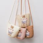 Cartoon Woven Crossbody Bag
