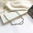 Chain Necklace 1 Pc - Silver - One Size