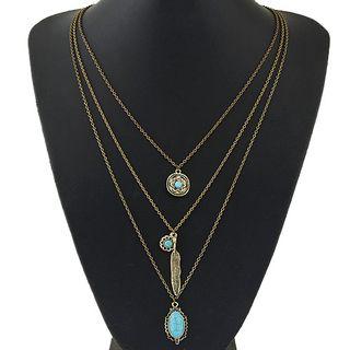 Gemstone Layered Necklace