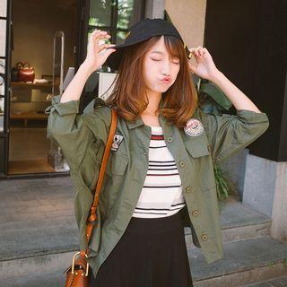 Applique Utility Jacket