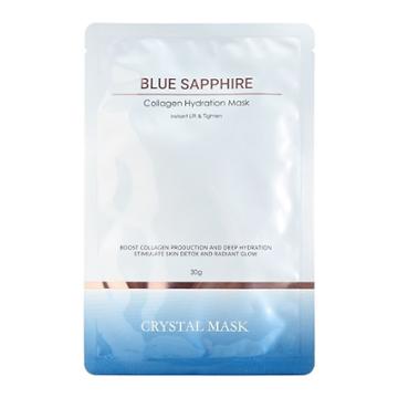 Crystal Mask - Hydro Tightening 600sec Blue Sapphire Collagen Hydration Mask Trial 1 Pc
