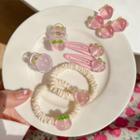 Peach Resin Hair Clip / Hair Tie / Hair Clamp (various Designs)