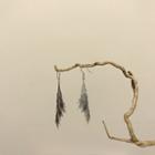 925 Sterling Silver Fringe Earrings 1 Pair - E246 - Silver - One Size