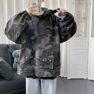 Camo Cargo Hoodie