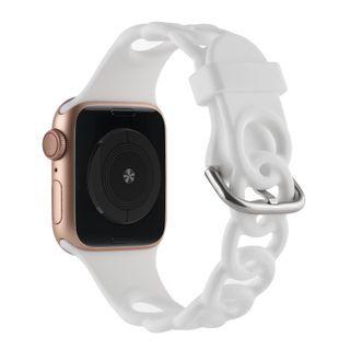 Cutout Silicone Apple Watch Band