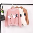 Rabbit Embroidery Sweater