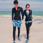 Couple Matching Long-sleeve Rashguard / Top / Bottom / Shorts / Pants / Set