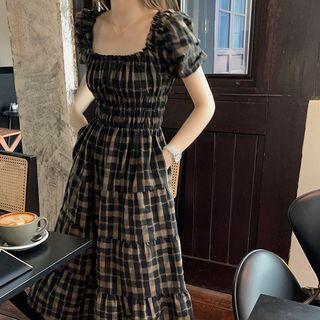 Plaid Mini Dress / Plaid Midi Dress