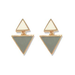 925 Triangle Earring