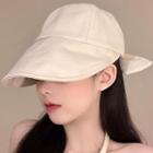 Plain Sun Hat Silver - One Size