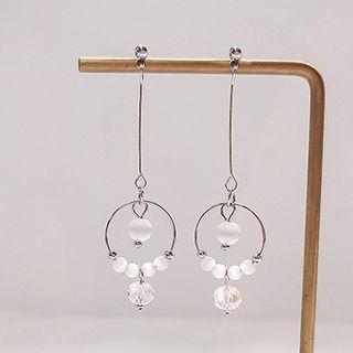 Faux Crystal Dangle Earring As Shown In Figure - One Size