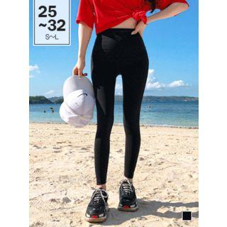 High-waist Swim Leggings