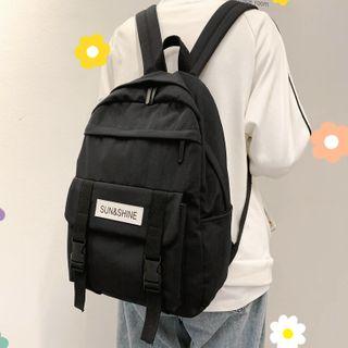 Set: Patched Lightweight Backpack + Crossbodybag
