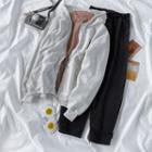 Hood Zip Jacket / Mock-neck Long-sleeve T-shirt / Harem Pants