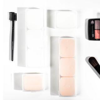 Set Of 2 / 6: Powder Puff With Case