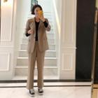 Blazer & Dress Pants Office Look Set