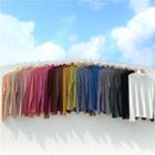 Plain Turtle-neck Long-sleeve Top - 11 Colors
