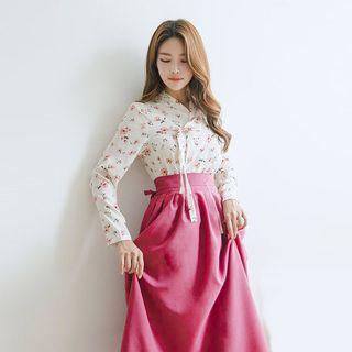Hanbok Skirt ( Maxi / Rose )