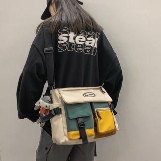 Canvas Messenger Bag / Charm / Set