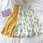 Avocado Print Skirt