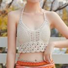 Padded Knit Bikini Top