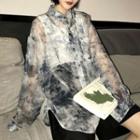 Tie-dye Long-sleeve Shirt As Shown In Figure - One Size