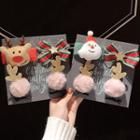 Set Of 4: Christmas Hair Accessories
