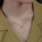 Heart Shell Pendant Alloy Necklace