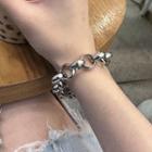 Stainless Steel Chain Bracelet Silver - One Size