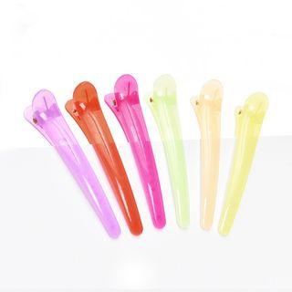 Transparent Color Plastic Hair Clamp