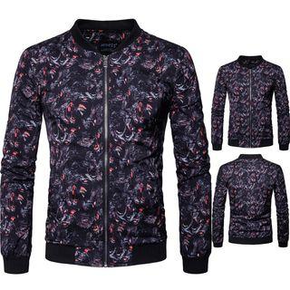 Print Stand-collar Jacket