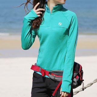 Half Zip Quick Dry Long-sleeve Top