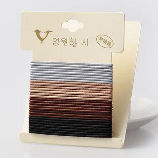 Plain Seamless Hair Tie Set