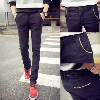 Piped Skinny Pants
