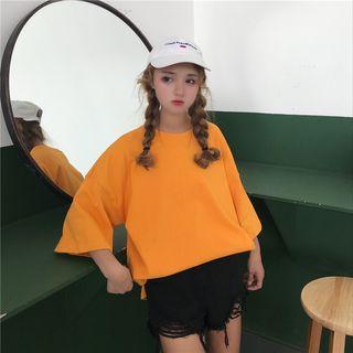 Loose-fit Plain T-shirt Dress