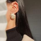Oval Glaze Earring