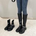 Chain Side-zip Short Boots / Tall Boots( Various Designs )
