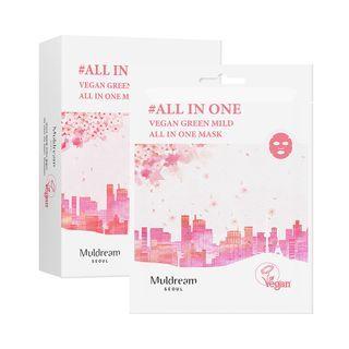 Muldream - Vegan Green Mild All In One Mask Set 25ml X 10 Pcs