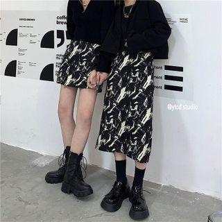 Tie-dye Print A-line Skirt (various Designs)