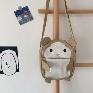 Hamster Canvas Crossbody Bag