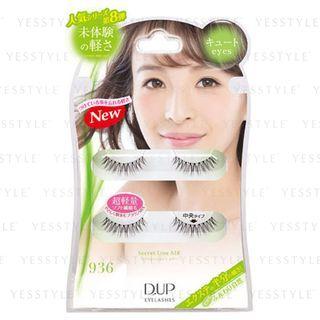D-up - Secret Line Air Eyelashes (#937) 2 Pairs