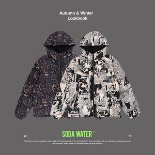 Reversible Printed Hooded Jacket